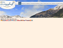 Tablet Screenshot of camping-zoegghof.com